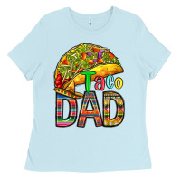 Baby Blue taco dad Ladies Tee - RanaPortraitStore