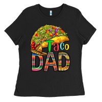 Black taco dad Ladies Tee - RanaPortraitStore