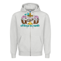 With God All Things Are Possible Zipper Hoodie | Teevron