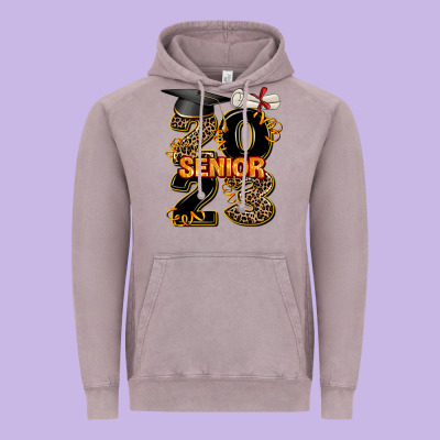 Gold Senıor 2023 Vintage Hoodie Designed By Adodesignshop