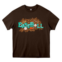 Chocolate Brown baseball Heavy Core Tee - texasbilliewilder