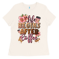 Bone life begins after coffee Ladies Tee - JahusDesignShop