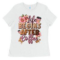 White life begins after coffee Ladies Tee - JahusDesignShop