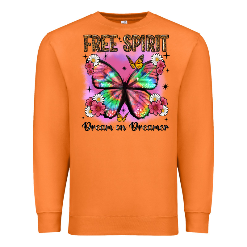 Free Spirit Dream On Dreamer Premium Sweatshirt by Artiststas | Teevron