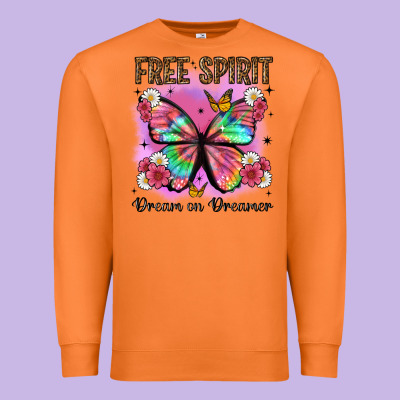 Free Spirit Dream On Dreamer Premium Sweatshirt Designed By Artiststas
