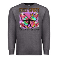 Charcoal Heather free spirit dream on dreamer Premium Sweatshirt - Artiststas