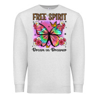 Oatmeal Heather free spirit dream on dreamer Premium Sweatshirt - Artiststas