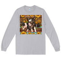 Moon Dust Western Cute Hampshire Pigs Long Sleeve Tee - LillyAllenDesigns