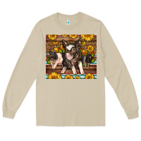 Mushroom Western Cute Hampshire Pigs Long Sleeve Tee - LillyAllenDesigns