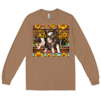 Toasted Coconut Western Cute Hampshire Pigs Long Sleeve Tee - LillyAllenDesigns