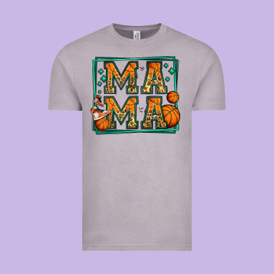 Basketball Mama Vintage Tee Designed By Jasminsmagicworld