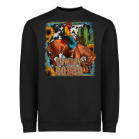 Black cowboy rodeo Heavyweight Sweatshirt - JahusDesignShop
