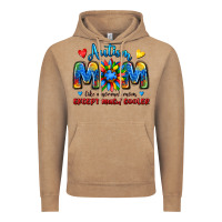 Vintage Coffee autism mom like a normal mom except much cooler Vintage Hoodie - JahusDesignShop