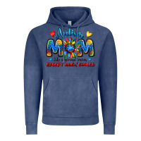 Vintage Denim autism mom like a normal mom except much cooler Vintage Hoodie - JahusDesignShop
