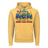 Vintage Mustard autism mom like a normal mom except much cooler Vintage Hoodie - JahusDesignShop