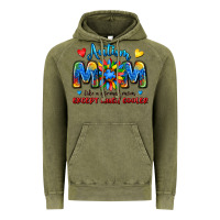 Vintage Olive autism mom like a normal mom except much cooler Vintage Hoodie - JahusDesignShop