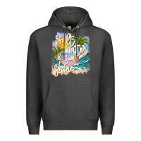Charcoal Heather salt water sunshine Premium Hoodie - JahusDesignShop