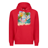 Red salt water sunshine Premium Hoodie - JahusDesignShop