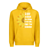 Lemon Rise Above The Storm You Will F and The Sunshine Premium Hoodie - Bettercallsaul