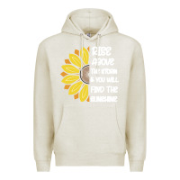 Oatmeal Heather Rise Above The Storm You Will F and The Sunshine Premium Hoodie - Bettercallsaul