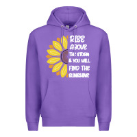 Purple Rise Above The Storm You Will F and The Sunshine Premium Hoodie - Bettercallsaul
