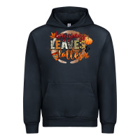Navy leaves and lattes Urban Hoodie - CowGirlArtShop