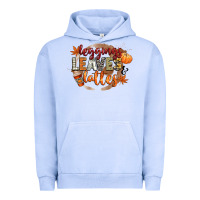 Pigment Grape Ice leaves and lattes Urban Hoodie - CowGirlArtShop