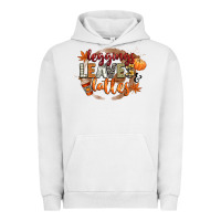 Pigment Lunar Rock leaves and lattes Urban Hoodie - CowGirlArtShop