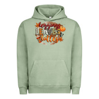 Pigment Oil Green leaves and lattes Urban Hoodie - CowGirlArtShop
