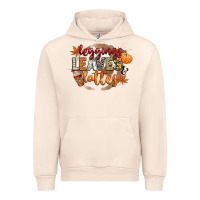 Sandshell leaves and lattes Urban Hoodie - CowGirlArtShop