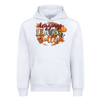 White leaves and lattes Urban Hoodie - CowGirlArtShop