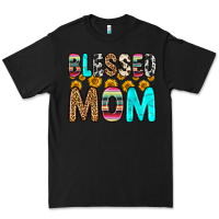 Black blessed mom Premium Tee - Zillion Design Studio