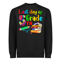 Black last day of fifth grade Heavyweight Sweatshirt - Artiststas
