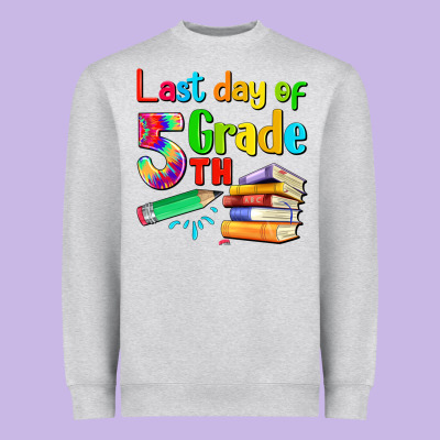 Last Day Of Fifth Grade Heavyweight Sweatshirt Designed By Artiststas