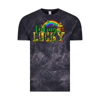 Cloud Black feeling lucky with coins Vintage Tee - AdoDesignShop