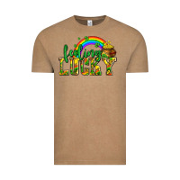 Vintage Coffee feeling lucky with coins Vintage Tee - AdoDesignShop