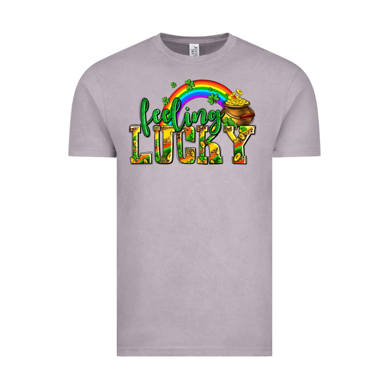 Feeling Lucky With Coins Vintage Tee by AdoDesignShop | Teevron