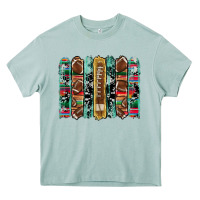 Arona football serape cowhide turquoise glitter  brushstrokes Heavy Core Tee - Artiststas