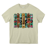 Mossy football serape cowhide turquoise glitter  brushstrokes Heavy Core Tee - Artiststas