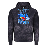 Cloud Black in april we wear blue Vintage Hoodie - JahusDesignShop