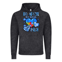 Vintage Black in april we wear blue Vintage Hoodie - JahusDesignShop
