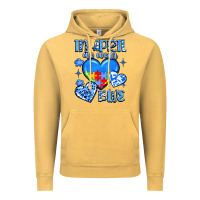 Vintage Mustard in april we wear blue Vintage Hoodie - JahusDesignShop