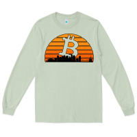 Matcha bitcoin new orleans retro sunset Long Sleeve Tee - Jasminsmagicworld