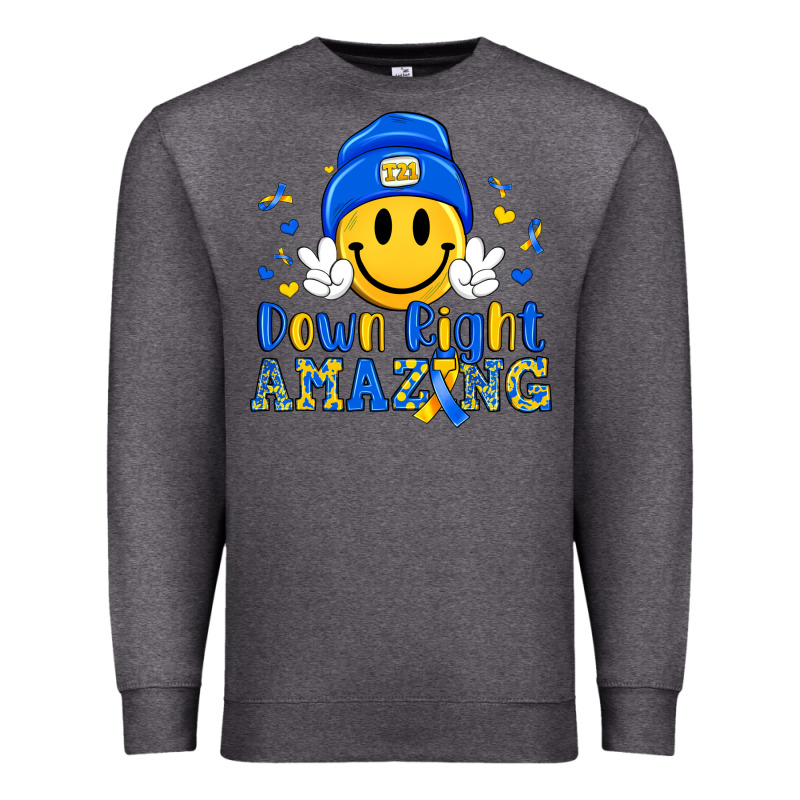 Down Right Amazing Premium Sweatshirt by Artiststas | Teevron