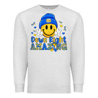 Oatmeal Heather down right amazing Premium Sweatshirt - Artiststas