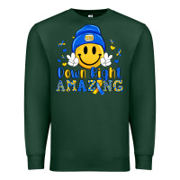 Sports Green down right amazing Premium Sweatshirt - Artiststas