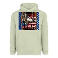Matcha Western Red White Rawr Dinosaur Heavyweight Hoodie - LillyAllenDesigns