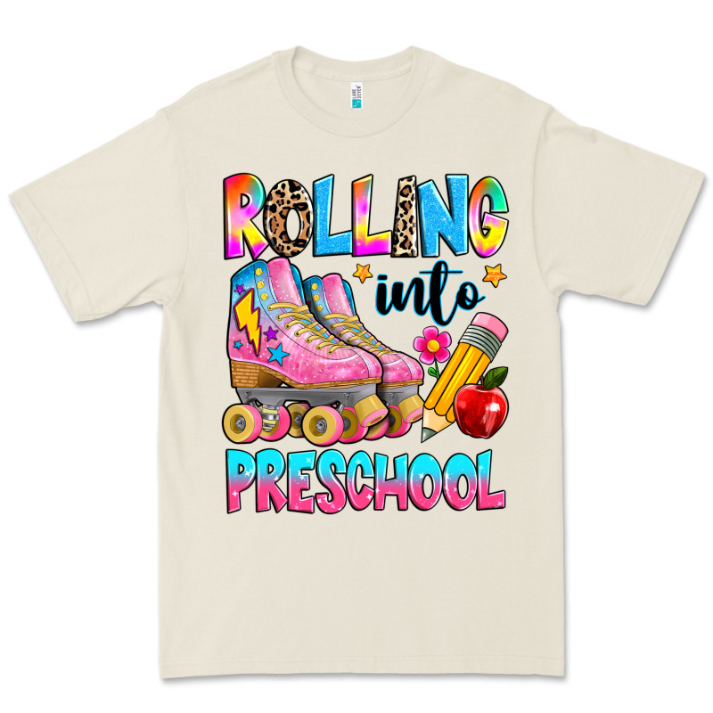 Rolling Into Preschool Grade Premium Tee by texasbilliewilder | Teevron