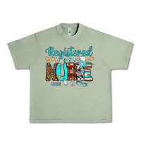 Oil Green registered nurse Urban Heavy Tee - BundleAndBundleShop