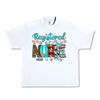 White registered nurse Urban Heavy Tee - BundleAndBundleShop